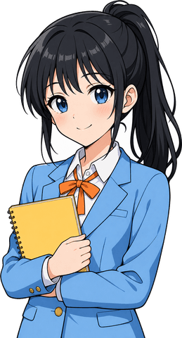 Notebook girl who keeps outreach organized